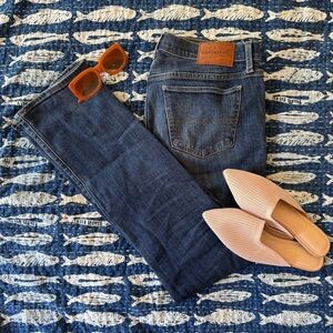 Lucky Brand Blue Mid Rise Straight Leg Jeans Premium Denim